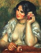 Pierre Renoir Gabrielle with a Rose oil painting reproduction